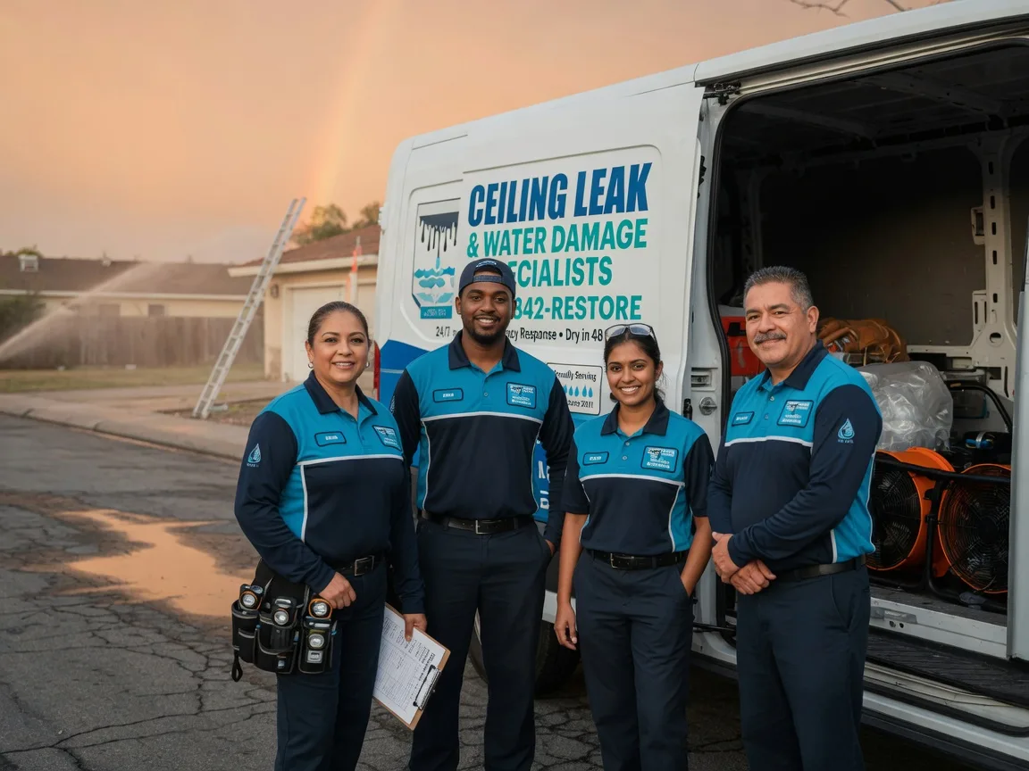 Ceiling Leak Cleanup company in Dos Rios, CA